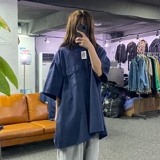 디키즈 스몰로고 반팔 셔츠 B2519