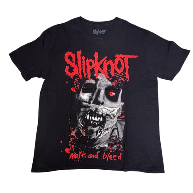 슬립낫 slipknot wait and bleed 오피셜 티셔츠 XL
