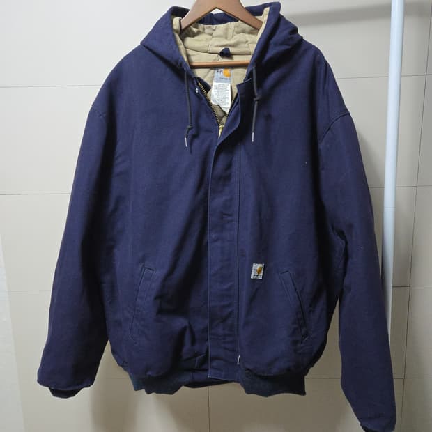 빅사이즈) 칼하트 USA fr 방염 & 안감 퀼팅 후드 자켓 3XL