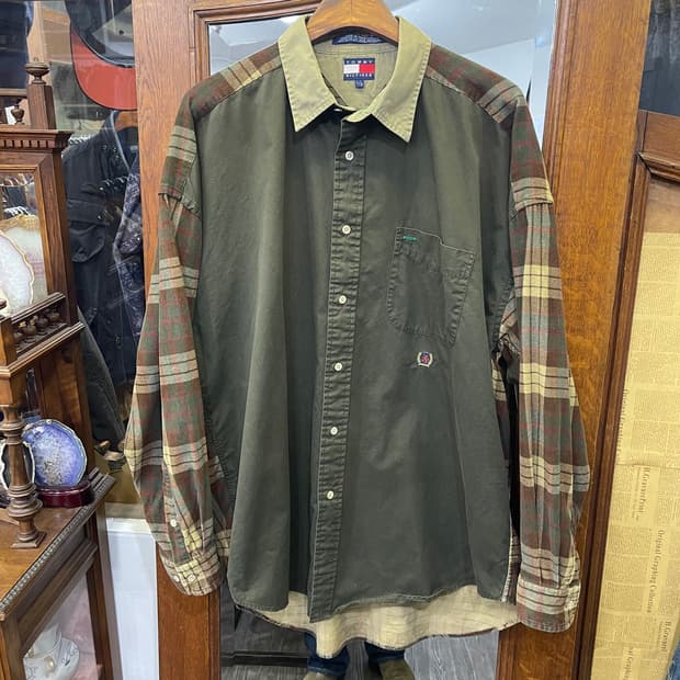 90's 타미 힐피커 멀티셔츠