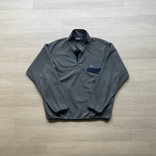 파타고니아 신칠라 니켈 네이비 그레이 플리스 patagonia