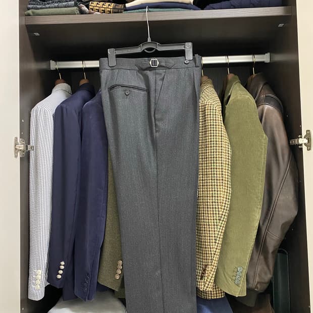 Spier&Mackay_VBC까노니꼬 코버트울 차콜그레이 팬츠(30)