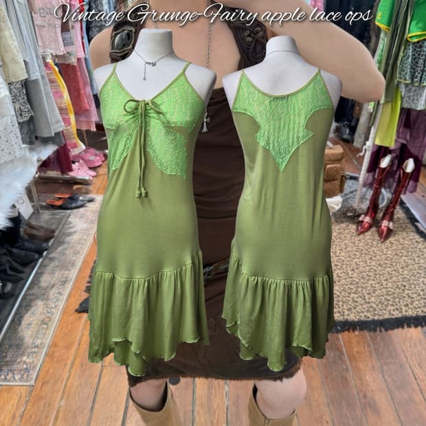 Vintage Grunge-Fairy apple lace ops