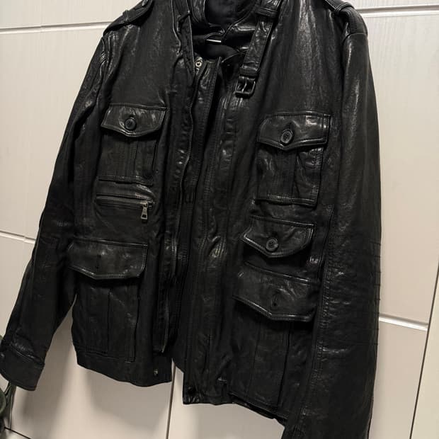 램스킨 레더자켓