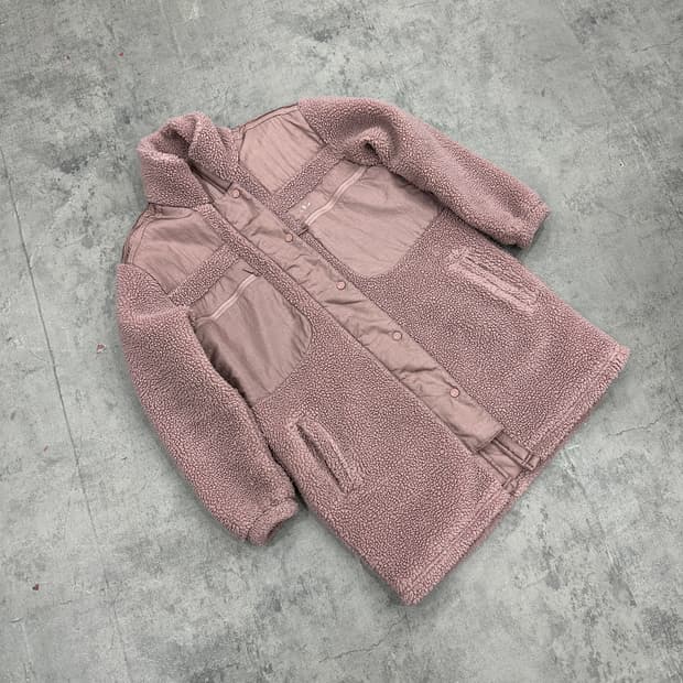 아디다스 플리스 롱 집업