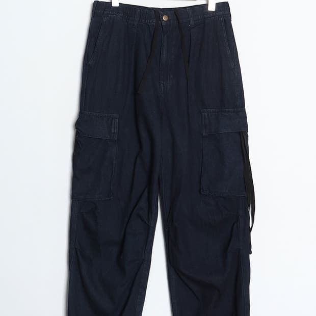 MONO-MART Indigo Cargo Denim Pant (31)