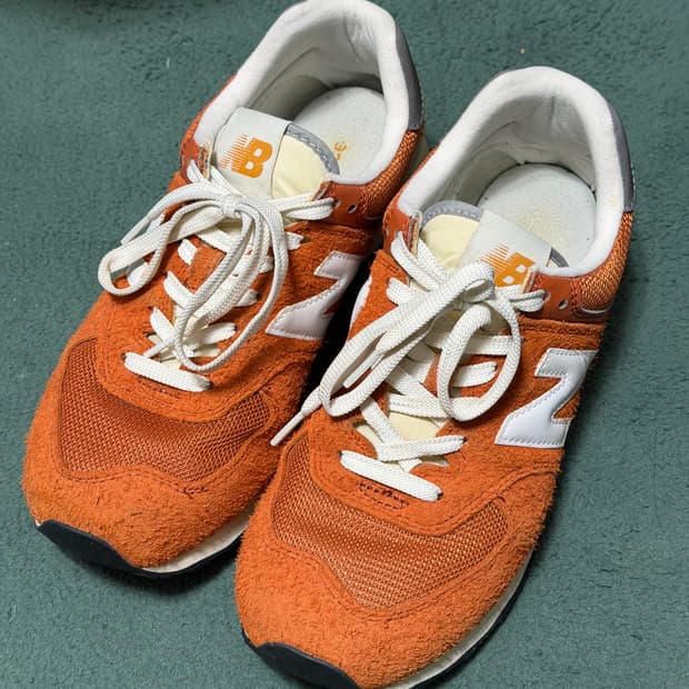 270) 뉴발란스 574 헤리티지 오렌지 단품