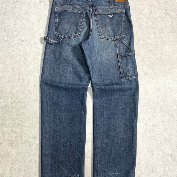 [32] 90s Armani Jeans 아르마니진스 카펜터 데님팬츠