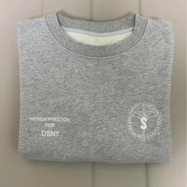 [새상품] 헤론프레스톤 오버핏 스웻셔츠 그레이 S