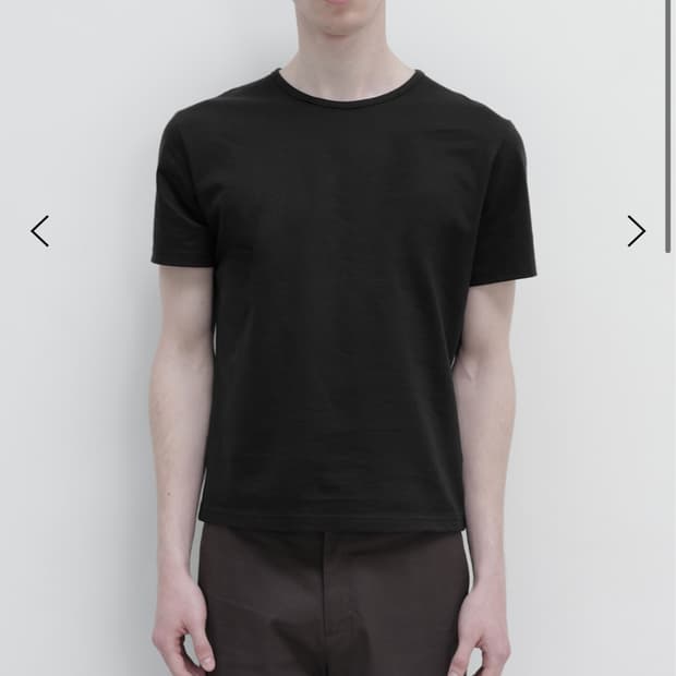 (구매) Les pin t-shirt 20수 (black) 48
