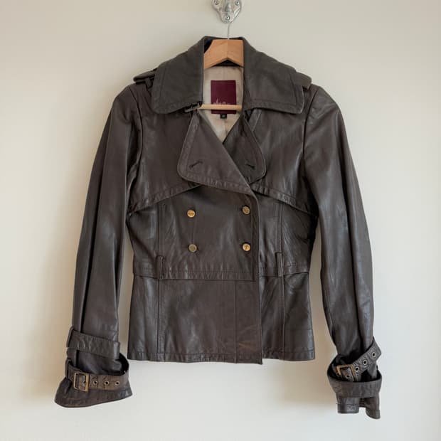 Pre owned 산양가죽 레더 자켓
