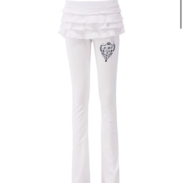 (구함) 베메클 크라운 러플 팬츠 Crown ruffle pants