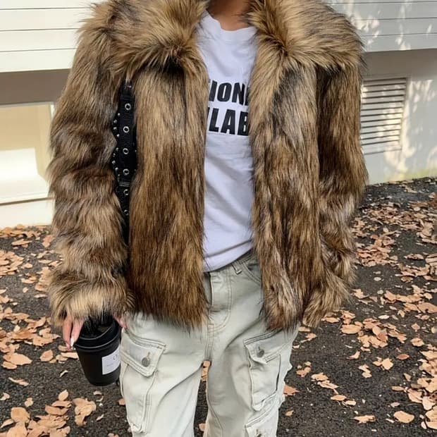 퍼자켓 (브라운)