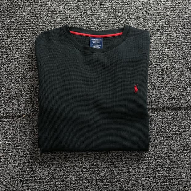 폴로 랄프로렌 레드포니 미니멀 와플 니트 3035