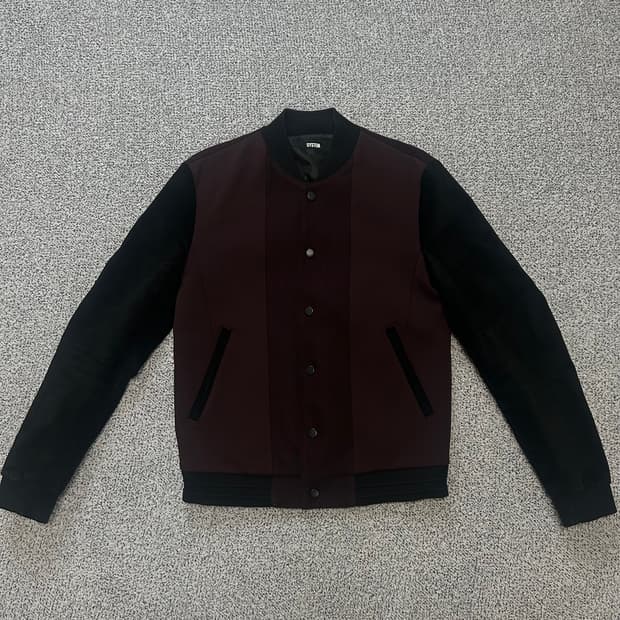 SYSTEM Varsity Teddy Jacket.