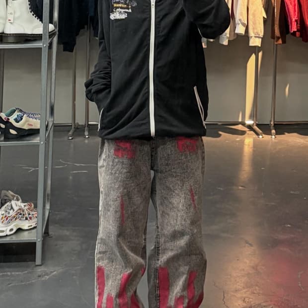 본더치 블랙 트랙 자켓 A3439