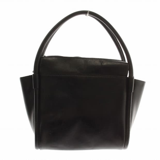 요지 야마모토 와이즈 레더 핸드백