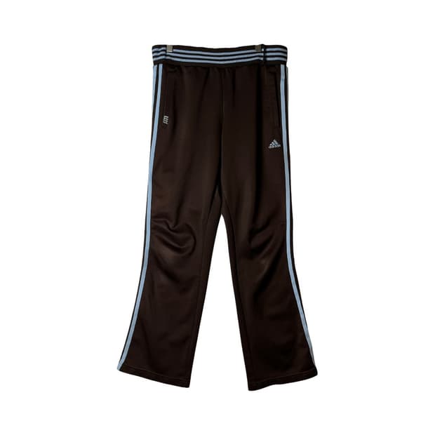 [Adidas] 아디다스 부츠컷 트랙팬츠 (브라운,스카이블루)