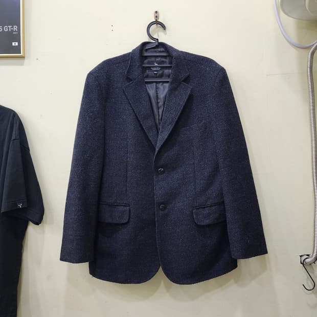 [L] Beverly Hills Polo Club 울 혼방 자켓 (차콜 