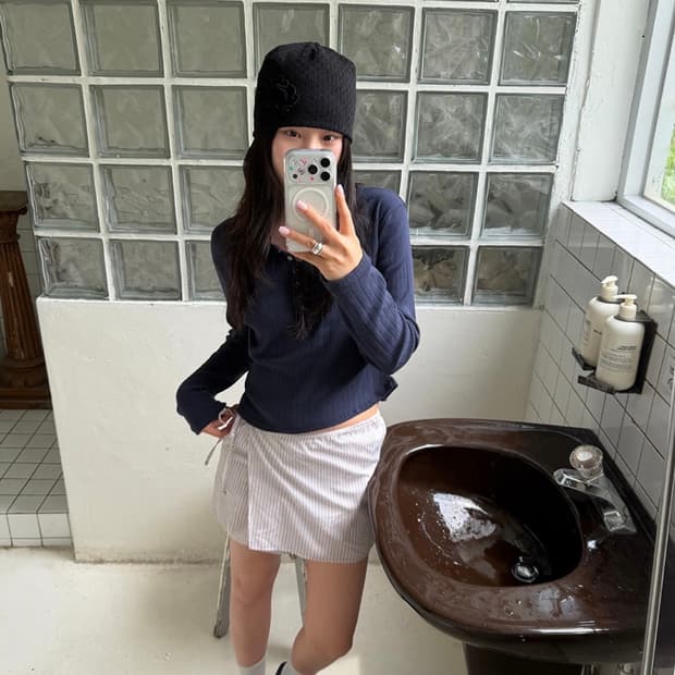 바이무드 헨리 티셔츠 롱슬리브