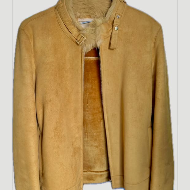 ON&ON 토끼털자켓 무스탕