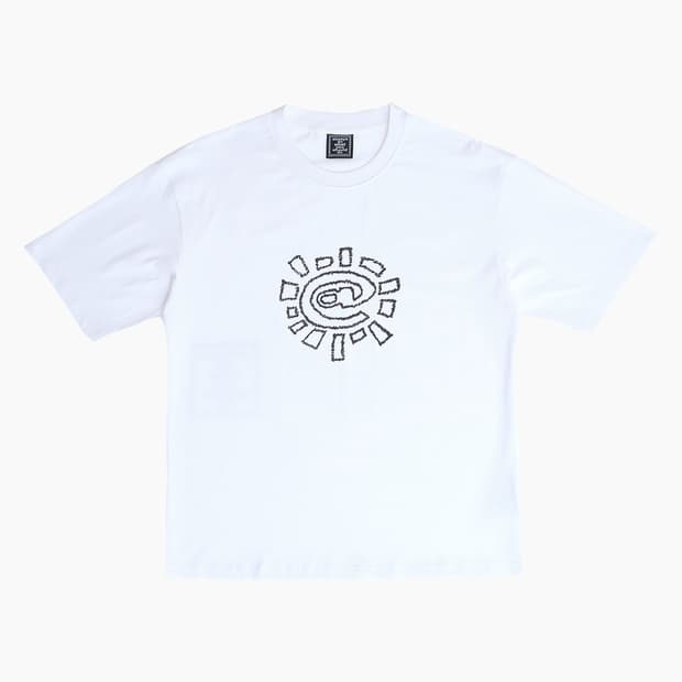 ADWYSD Sketchy @sun Tshirt "White"