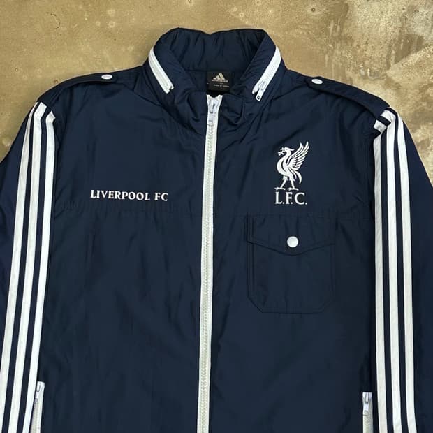 110 아디다스 리버풀 FC 네이비 바람막이