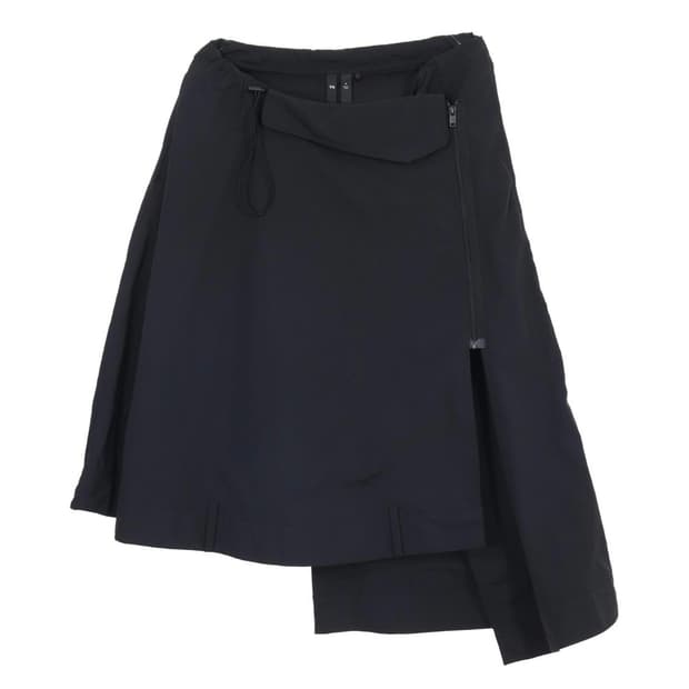 Y-3 나일론 언발란스 스커트 블랙 M