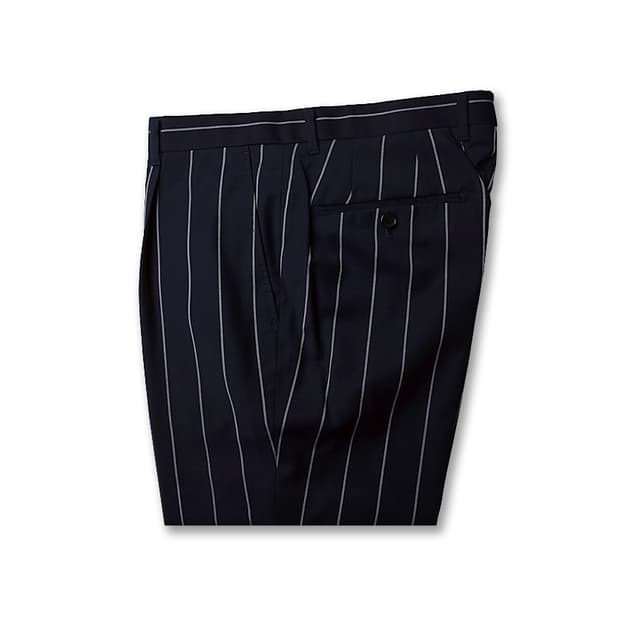 맨온더분 [Man On The Boon] 네이비 스트라이프 트라우저