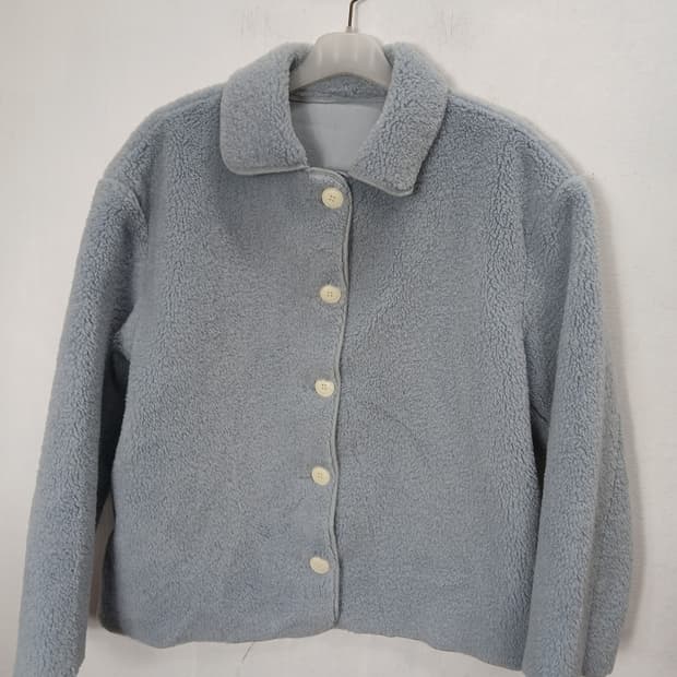 뽀글이 퍼자켓 하늘색 88 XL  새제품