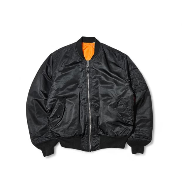 알파인더스트리 블랙 Ma-1 항공점퍼 L