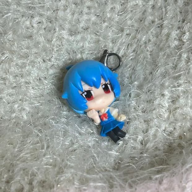 에반게리온 레이 피규어 키링 푸치에바