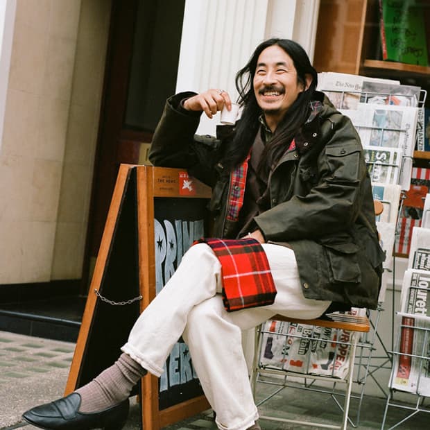 바라쿠타x바버 하버드 자켓