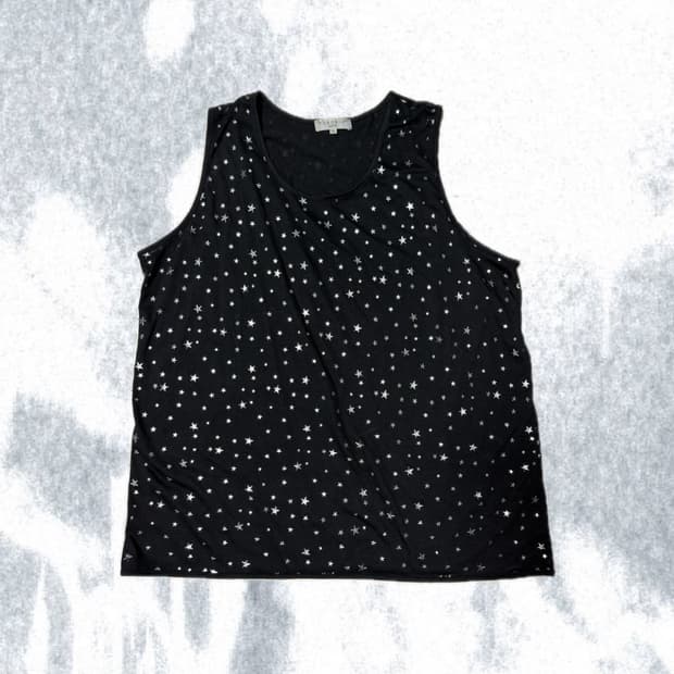 Star Sequin Sleeveless Top