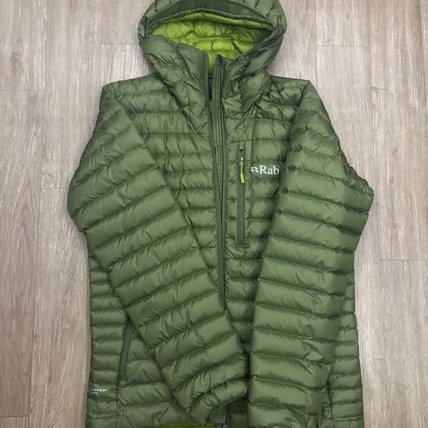rab 랩 마이크로라이트 알파인 자켓 그린