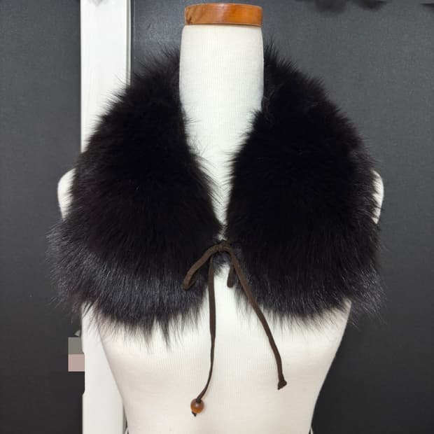 천연 폭스 카라/목도리/머플러/워머/여우털
