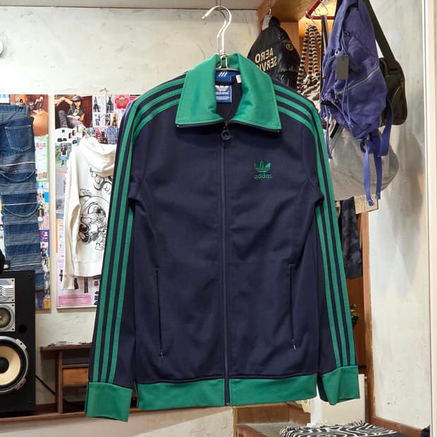 아디다스 유로파 네이비 그린 트랙탑