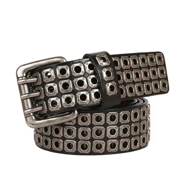 Heavy Metal Rivet Punk Belt