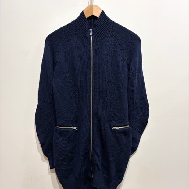 준야와타나베 울 니트 집업