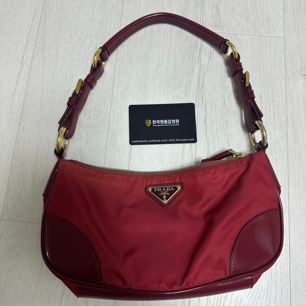 프라다 빈티지 숄더 백(레드)