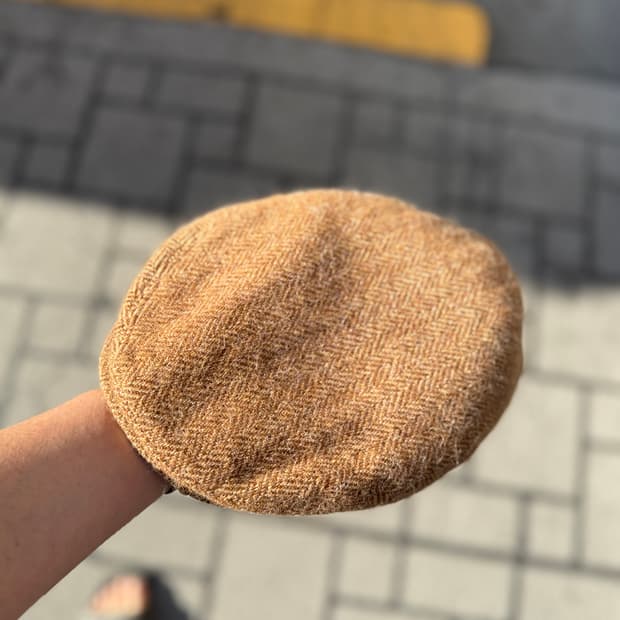 랄프로렌 퍼플라벨 알파카 헌팅캡
