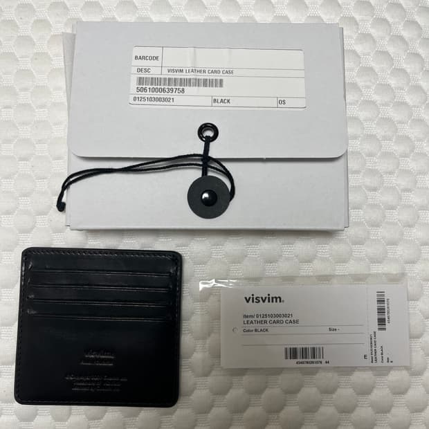 VISVIM 비즈빔 LEATHER CARD CASE 