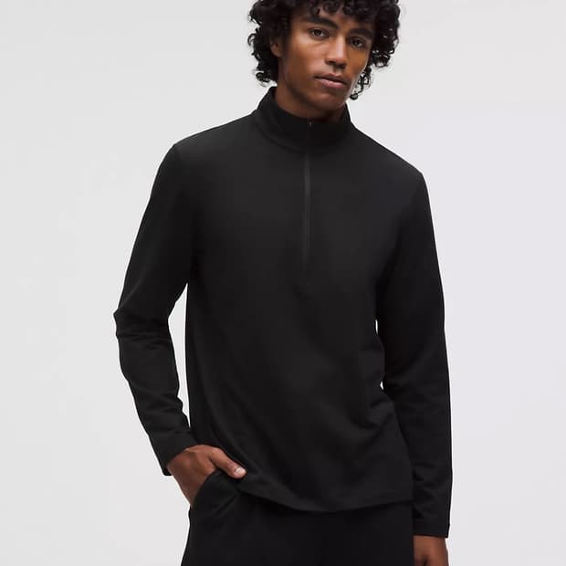 룰루레몬 소프트 저지 하프집 S