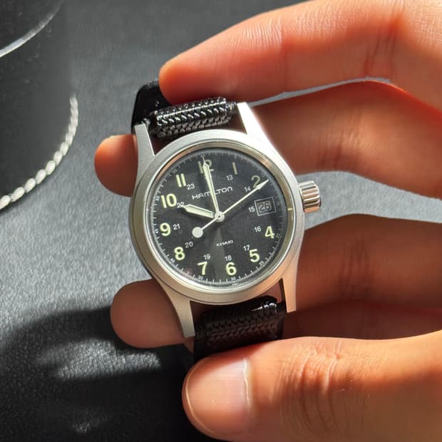 해밀턴 카키필드 쿼츠 33mm H683110