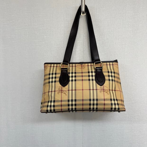 버버리 빈티지 체크 숄더백