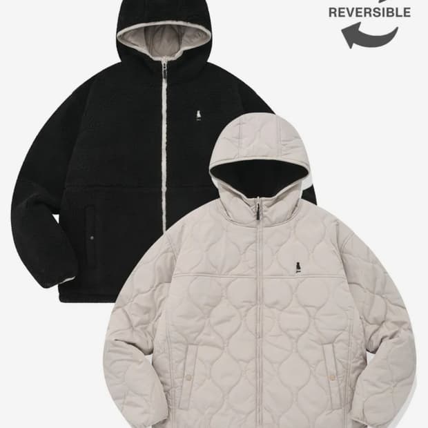 Yale 예일 리버시블 점퍼 양털 패딩