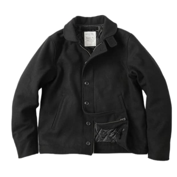 Houston melton n-1 wool deck jacket