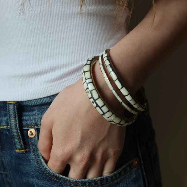 mosaic tile bangle