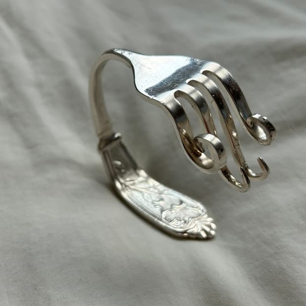 빈티지 커트러리 포크 뱅글