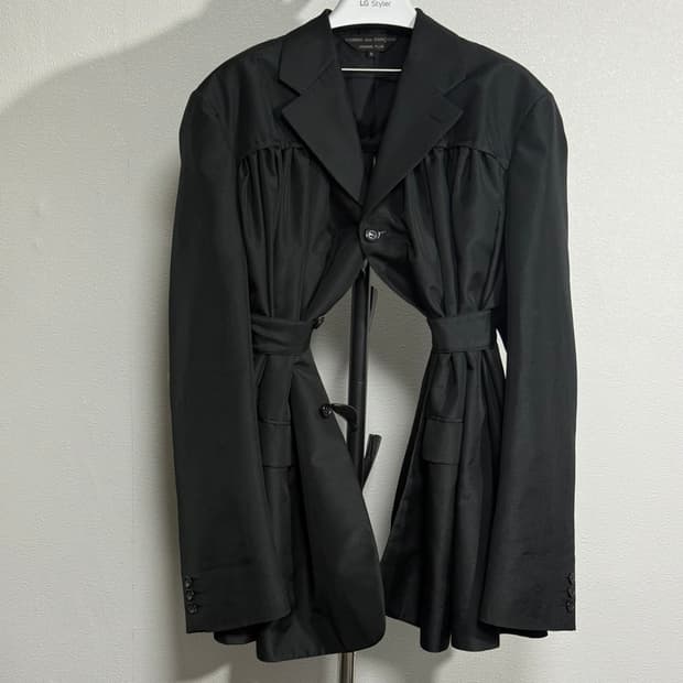 24ss 꼼데가르송 옴므플러스 커튼 자켓m